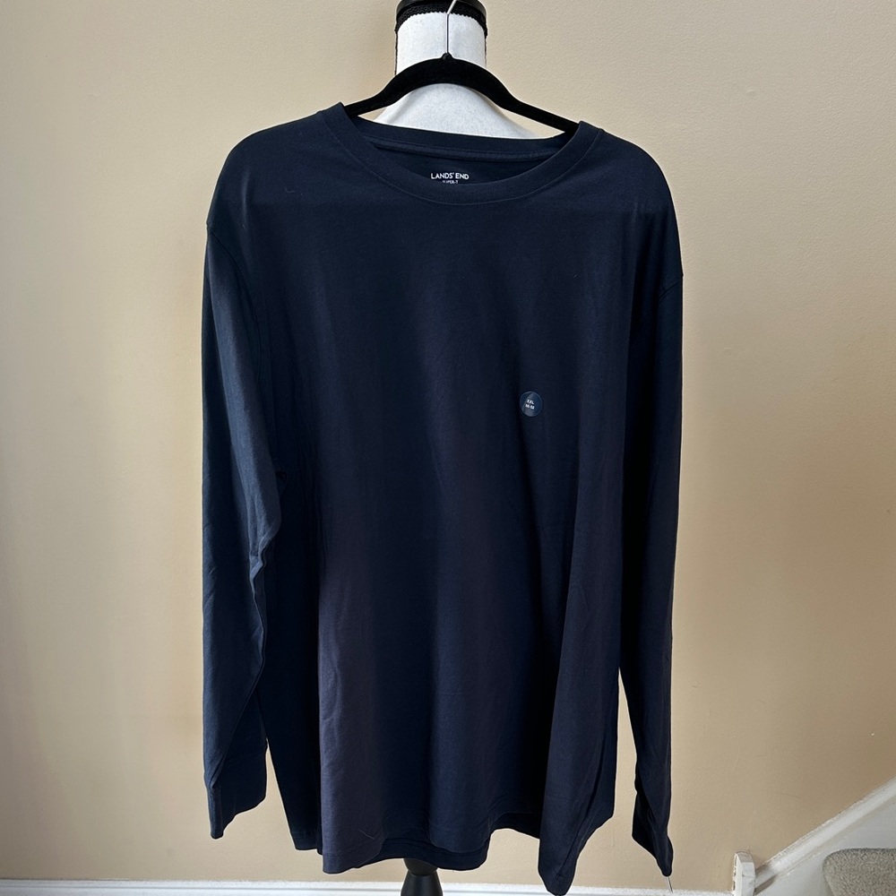 Lands' End Men's Long Sleeve Super-T - Picture 1 of 7